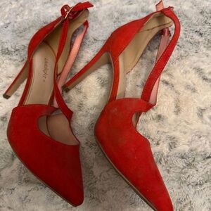 Red High Heel Women's Shoes